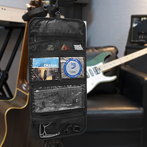 Geekria Elite Organiseur pour accessoires de guitare, sac pliable, poches faciles d’accès, support de rangement (gris… - Les Beatles, Paul McCartney, John Lennon, RIngo Starr, George Harrison Geekria Elite Organiseur pour accessoires de guitare, sac pliable, poches faciles d'accès, support de rangement (gris… – Image 6