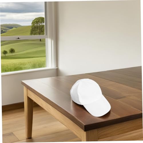 6pcs DIY Art Summer Hats for Lightweight Sun Protection for Beach School and Outdoor Activities White4