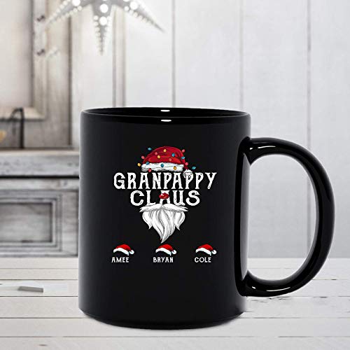 BOZOTA Personalized Mug- Granpappy - Christmas Coffee Mug Merry Christmas Coffee Cup Santa Claus Holiday Decorative Funny Christmas New Year Holiday for Family