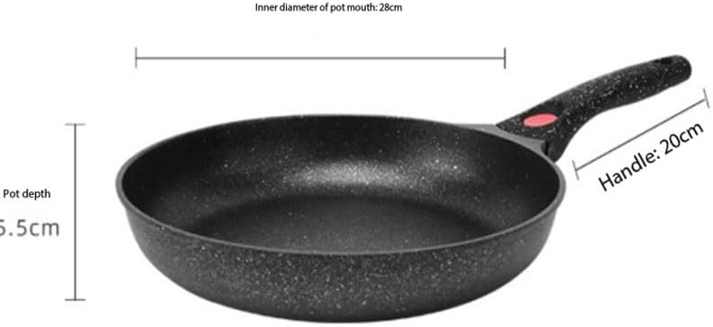 Flat Bottomed Non Stick Pan Handle Detachable Frying Quartz Crystal Cooking Pot