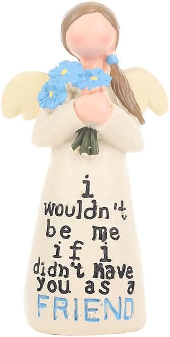 Miniatura 3 de X Hot Popcorn Estatua de ángel pintada a mano, escultura, regalo de amistad, ángel de la amistad