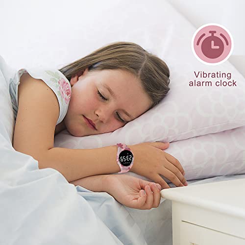 Image of Kids Watches for Girls Boys Digital Sport Watch with Step Counter Pedometer Vibration Alarm Clock, No App Waterproof Fitness Tracker Kids Watch Boys Girls Teens Students Ages 5-16