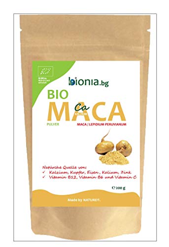 Bionia Organic Maca Powder from Peru - Stück 200g (Pack of 5) Cover