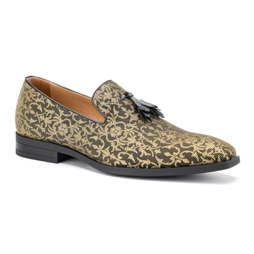 Image of Meijiana Mens Loafers Wedding Dress Shoes Slip-On Loafers for Men Tuxedo Suit Shoes