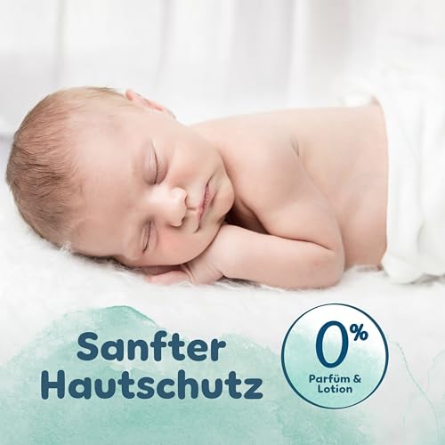 Pampers Harmonie Windeln Größe 2, 204 Windeln, 4kg-8kg, sanfter Hautschutz mit 100Prozent Pampers Schutz