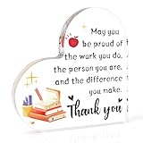 Teacher Appreciation Gifts, Teacher Gifts for Women, End of Year Teachers Gift, Thank You Teacher Gift for Birthday Valentines Day Teacher Christmas Gifts from Student Desk Home Office Decor