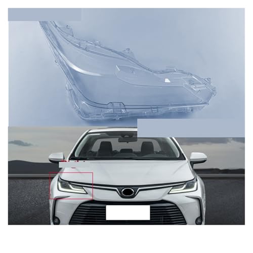 Phare avant transparent Corolla 2019-2021 coque de remplacement de voiture