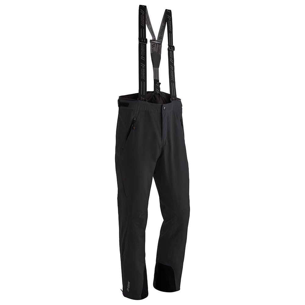 Maier Sports Copper Slim, Pantalones de esquí Ajustados para Hombre, Impermeables, Material elástico y Cintura Ajustable, sin PFC, Acolchado mTHERM y protección contra la Intemperie mTEX