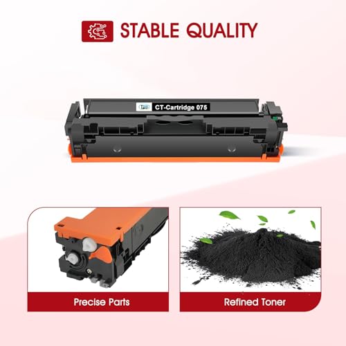 Image of 075 075H Black Toner Cartridge for Canon 075 MF665CDW MF663Cdw Toner 2 Pack | Compatible for Canon 075 Black ImageCLASS LBP646Cdw MF665CDW MF663Cdw MF662CDW MF660c LBP647Cdw LBP640c Printer High Capacity