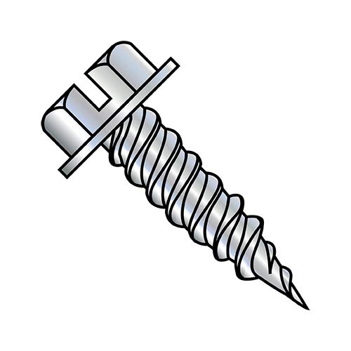 Tornillo autorroscante zinc 8-15X2 1/2 hexagonal 1500 uds