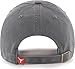47 NCAA Unisex-Adult Clean Up Adjustable Hat Cap One Size (US, Alpha, One Size, Texas Longhorns - Charcoal)