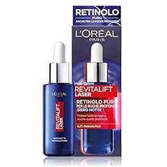 L'Oréal Paris Siero Notte Revitalift Laser X3, Azione Antirughe Anti-Età con Retinolo Puro, 30 ml