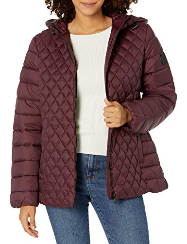 Steve Madden LADIES Packable Jacket, MRL MERLOT, L