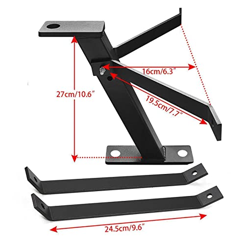 Lawn Mower Tractor Towing Hitch, Heavy Duty Garden Lawn Pro Tow Mower Hitch Kit Compatible With John Deere Cub Cadet Husqvarna Craftsman Riding Mowers,Black Powder Coated Finish #TOP3