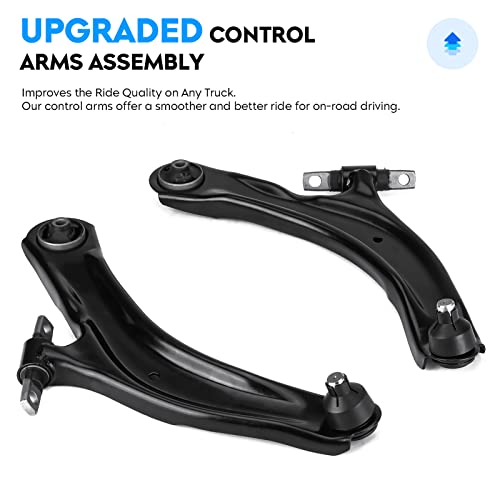 K621452 K621453 Front Lower Control Arm w/Ball Joint for Nissan Rogue 2.5L 2008-2013, Rogue Select 2014-2015, Suspension Kit MS30194 MS30195