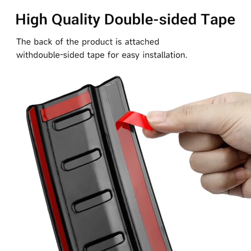 Image of Rear Bumper Protector Compatible with Hyundai 2023 2024 2025 Palisade Car Accessories ABS Plastic Material Matte Black Resistant Trunk Door Entry Guards