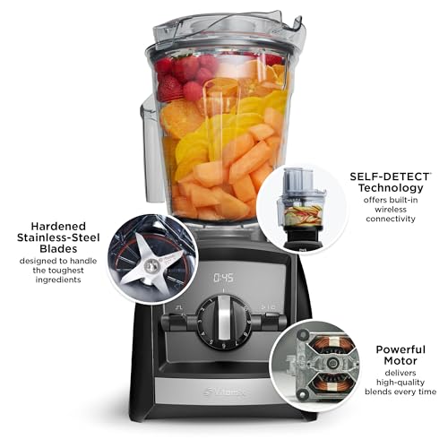 Vitamix A2300 Ascent Series Smart Blender, Professional-Grade, 64 oz Low-Profile Container, White