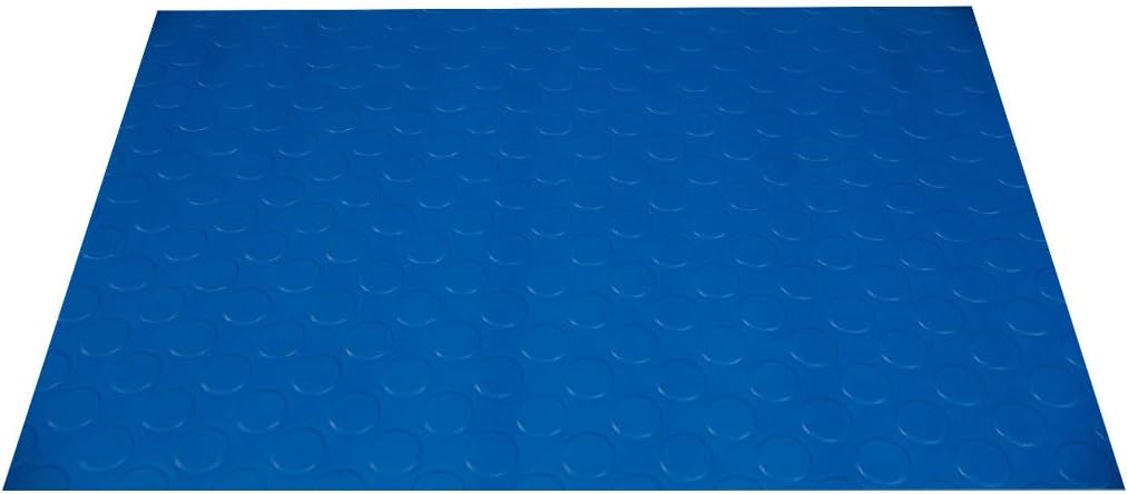 Aqua Select 45" x 50" Swimming Pool Ladder Mat | Protects Vinyl Pool Liner | Blue, Rectangular, Anti-Slip, Outdoor, Machine Made, Vinyl