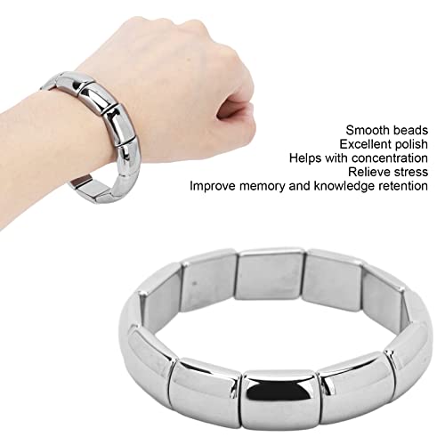 Terahertz Bracelet Rectangle Beads Elastic Bracelet Women Men Bracelet Gift Healing Stone, Terahertz bracelet for women and men, with elastic energy and powerful Rectangle beads4