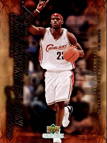 lebron james upper deck freshman season card