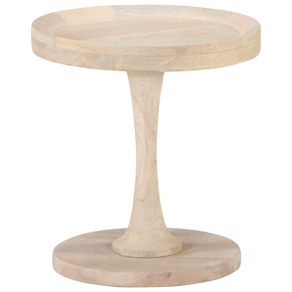 Tavolino Ø 40 x 45 cm in legno massiccio di mango vintage