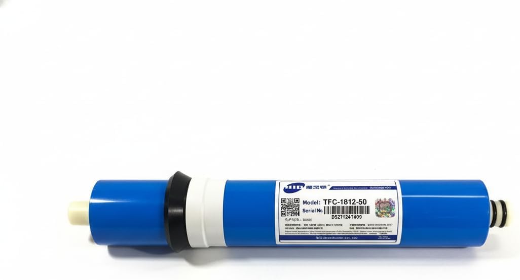 Universal Compatible 50 GPD Reverse Osmosis Membrane Refill-NSF Certified Removes 98% of Contaminants in Water - 1812-50-50 GPD - Universal Home Osmosis Replacement