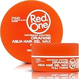 RedOne Aqua Hair Wax Maximum Hold Full Force - Gel para el cabello, 150 ml, color naranja