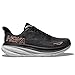 Hoka Women's Clifton 9 Sneaker, Black/Rose Gold, 10
