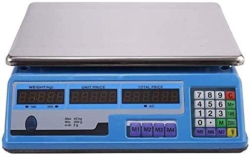 Báscula de Cocina Digital, Báscula digital 30kg / 1g Báscula digital Báscula electrónica de acero inoxidable Báscula informática Báscula de alimentos de cocina de alta precisión Pantalla LCD Función d