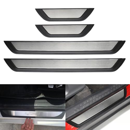 Kick plates Mitsubishi ASX pour protéger les bas de caisse des chocs - 2