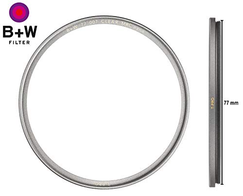 Filtro de protección 77 mm B+W 007 T-Pro con acabado titanio 3