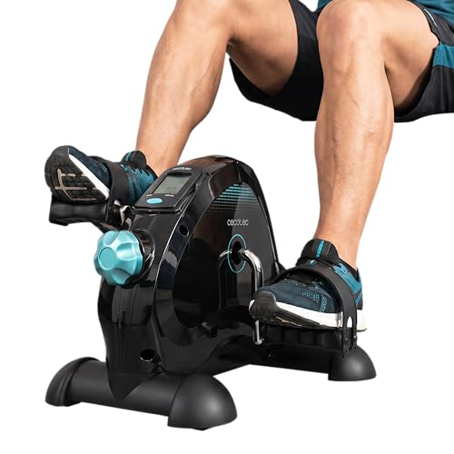 Cecotec Pedales Estáticos Drumfit Cycle Compact Neo. Compacto, Niveles de Resistencia Regulables Manualmente, Funcionamiento Sencillo e Intuitivo, Pantalla LCD, Peso Máximo 100 Kg