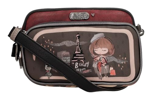 Anekke pochette à bandoulière femme multicolore idéale en voyage et sortie