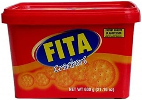 Fita Crackers in Plastic Tub 600g (2 Pack)