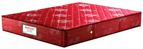 Image of Repose Eyelidz Bonnell Spring Mattress with Durable Open-Coil System for Firm Support, King Size (78x72x6 Inches), Enhanced Airflow & Pressure Relief - Affordable, Long-Lasting Comfort