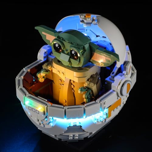 GEAMENT Kit de Luces LED Compatible con Lego Grogu con Aerocuna (...