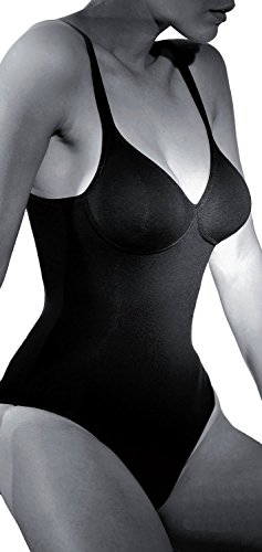 Body en coton biologique Gios Peonia femme sous-vêtement fabriqué en Italie noir lot de 2