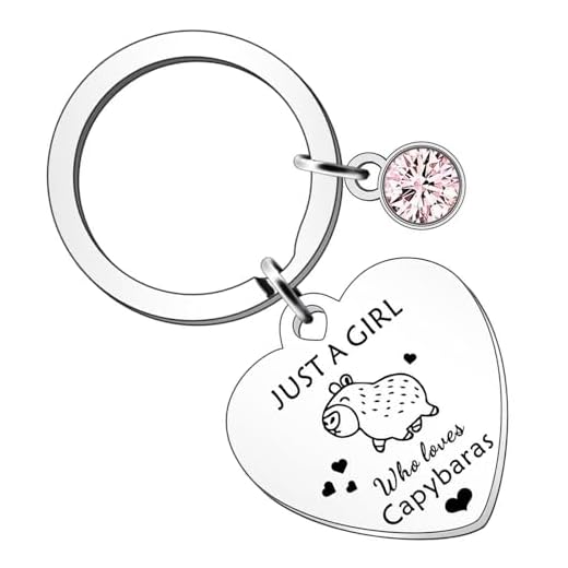 Capybara Gifts for Girls: Cute Keyring & Keychain for Capybara Lovers