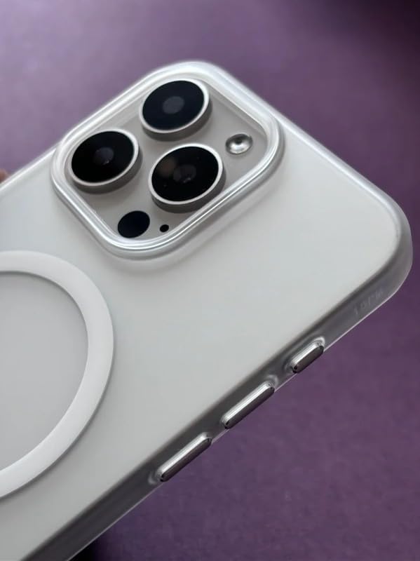 Image of MILLION CASES Back Cover Case for iPhone 14 Pro Shockproof Protective Versatile Detachable Mag-Safe Case for Men & Boys(White)