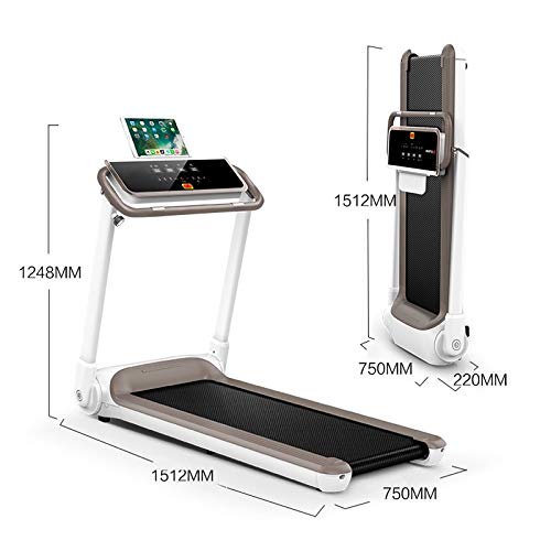 Image of Folding Treadmill Portable Low Noise Jogging Electric Walking Running Machine Exercise Treadmill Home Fitness Walking Machine Training Equipment for Weight Loss