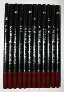 12 Medium Black bluRAFIA Schmidt 888 Ceramic Rollerball Refills
