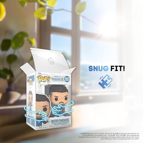 Zestaw 40 Złotych Ochraniaczy na Funko Pop 4" – Etui Ochronne Funko Pop o Grubości 0,5 mm – Utrzymaj Swoją Kolekcję w Idealnym Stanie dzięki Folii Przeciwzarysowaniowej