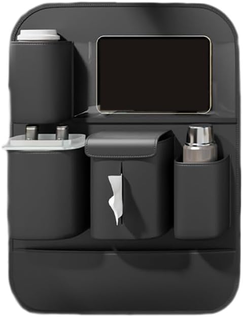 Hanging Car Organizer for Honda Civic 2026 2025 2024 2023 2022,Kick Mats Back Seat,Car Back Seat Storage Organizer, Keep Cars Vehicles Organized & Tidy,B Black