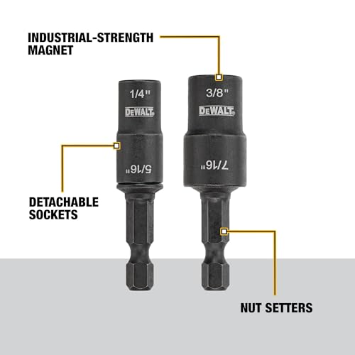 DEWALT Nut Driver Set, Double Ended, 2-Piece (DWADEND-2) - image 2