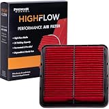 HIGHFLOW High Performance, Pre-Oiled Disposable Engine Air Filter PA5592X | Fits 2005-2019 Subaru