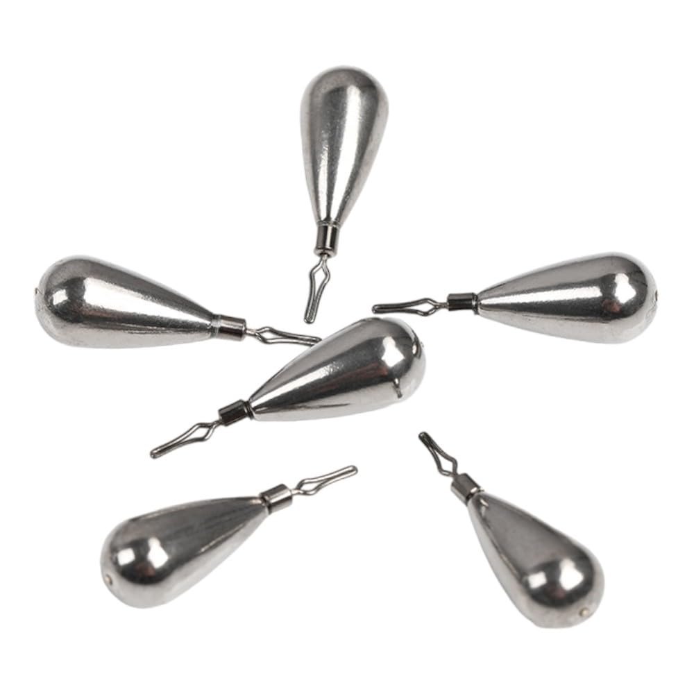Tungsten Tear Drop Shot Fishing Weights, 1.8g, 3.5g, 5.3g, 7.0g FISHIN ADDICT (5.3 grams)