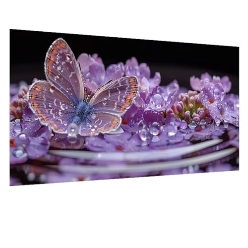 Broderie Diamant Papillon W-6912 Toile Crystal Art Haute Définition 30x70