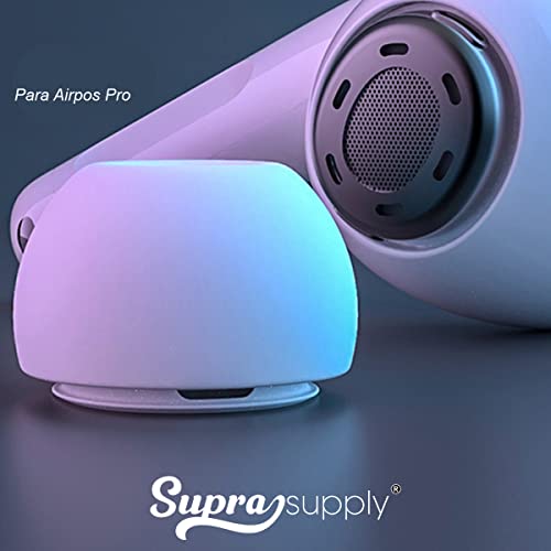 Fixador Auricular Borracha Fone Compatível Com AirPods Pro (M, Branco)