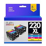 T220 220XL Ink High Capacity Black & Color Cartridge ejet Remanufactured Replacement for Epson 220XL