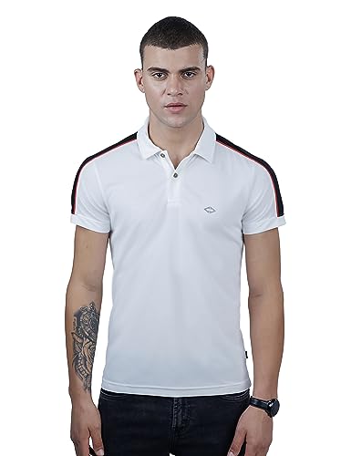 Image of Revolt Streetwear SINDICATE Men Revolt Men's Soft & Comfortable Polo T-Shirt - with Logo Branding (Midnight Navy, M)